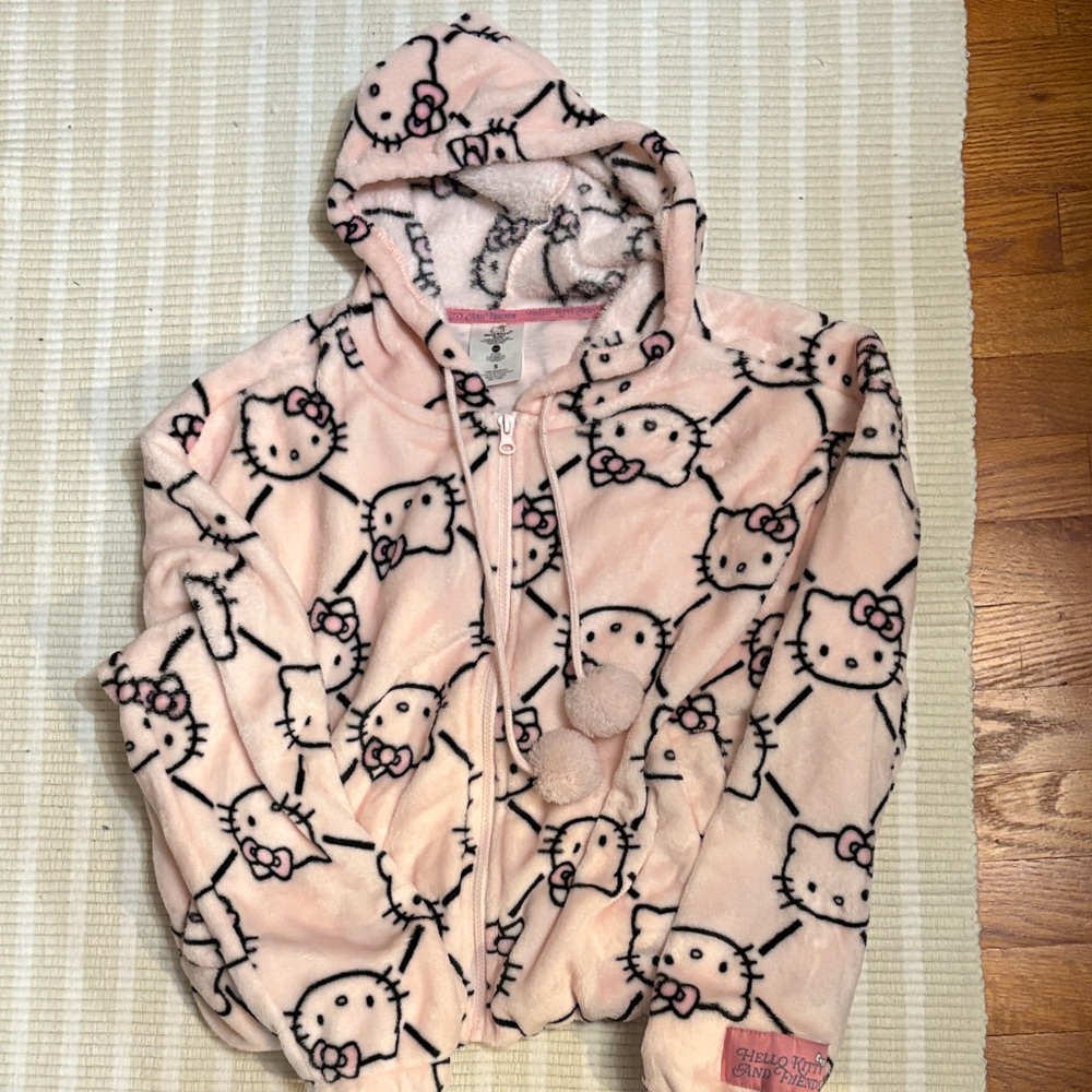 Hello Kitty Blush Pink Fleece Jacket